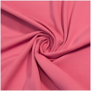 Double-way stretch fabric(Rose red)